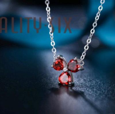 珊瑚紅水晶銀飾鏈 容大珠寶匠心打造，點亮頸間優雅風情